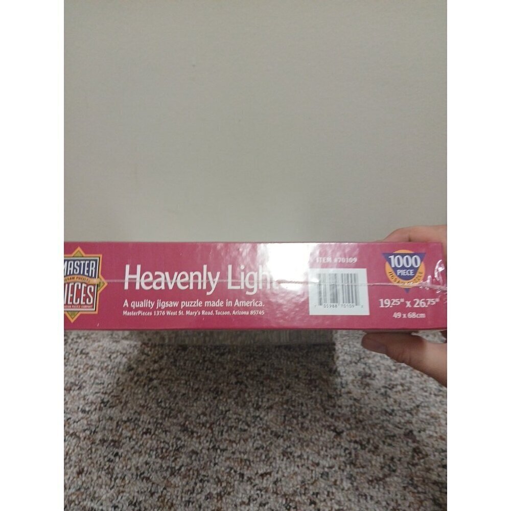MASTERPIECES 1000 PCS JIGSAW PUZZLE "HEAVENLY LIGHT" BRAND NEW! 19.25"x26.75" - Picture 2 of 5